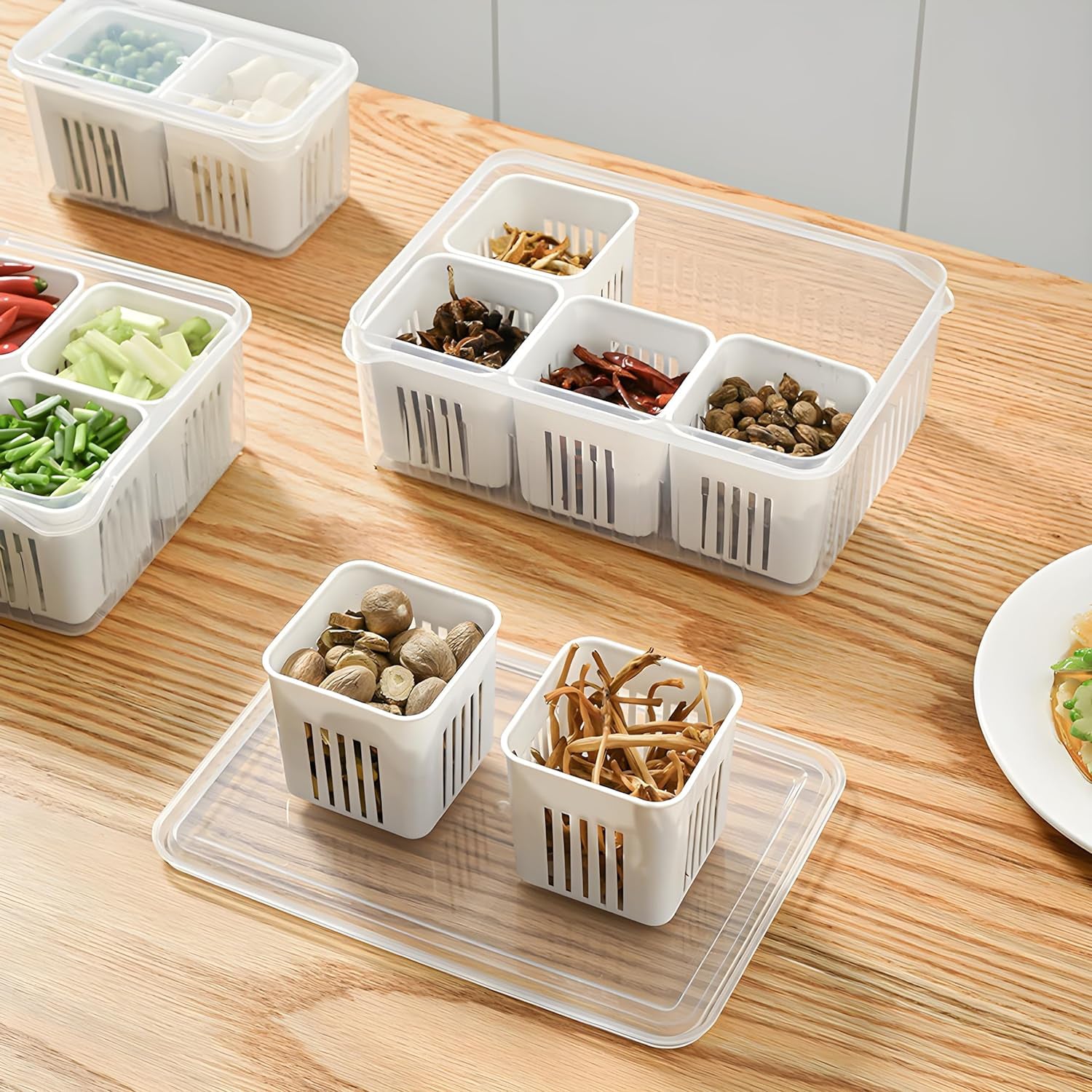 Fridge Storage Boxes Freezer Storage Containers Container (1 Pc) Food Containers