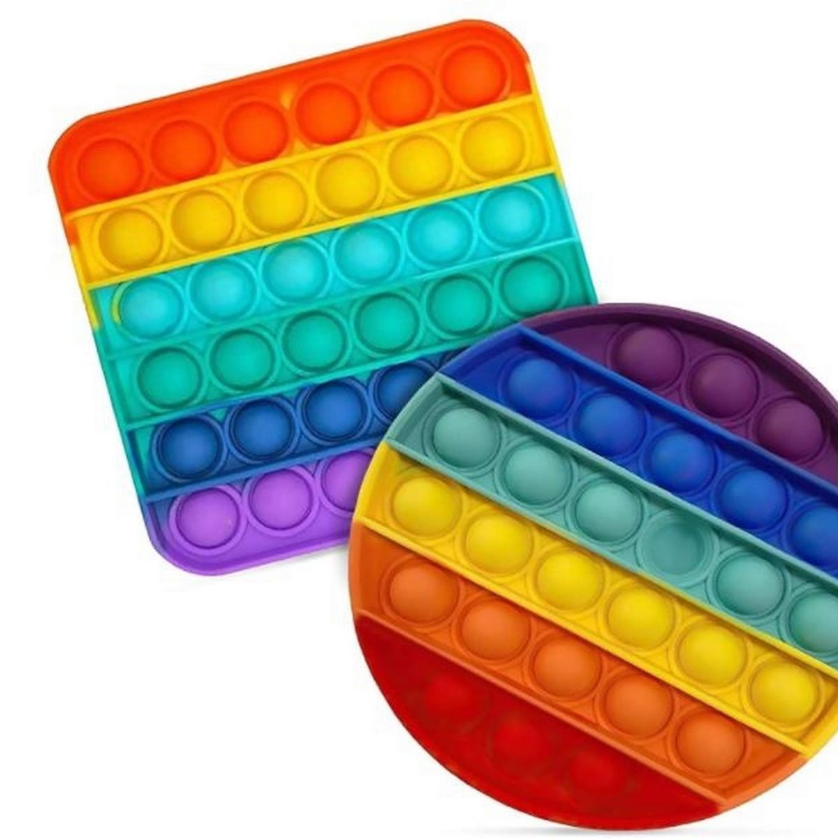 Random Shape Rainbow Colored Fidget (1pc Only) Toys & Games