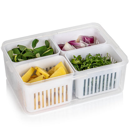 Fridge Storage Boxes Set Refrigerator Food Box (1 Pc) Food Containers