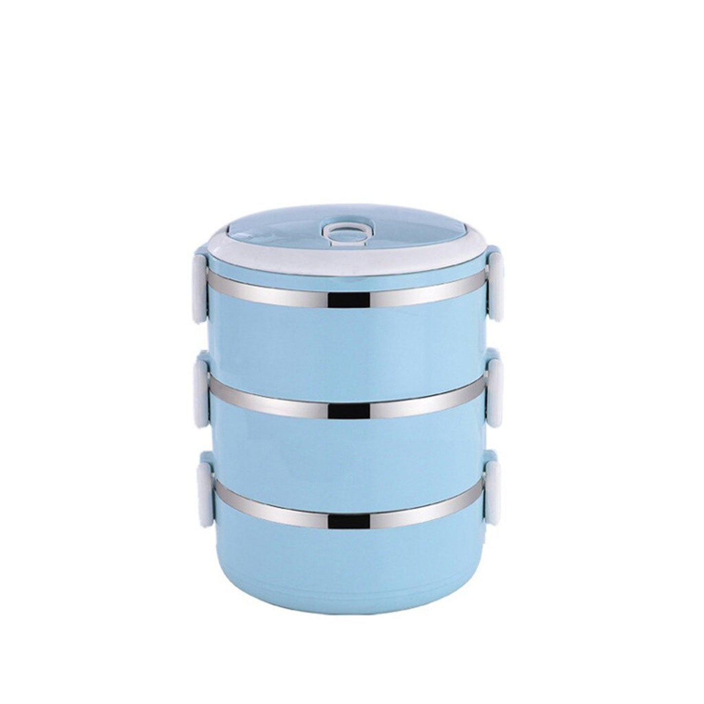 Multi Layer Stainless Steel Hot Lunch Box (3 Layer) Kitchen & Dining