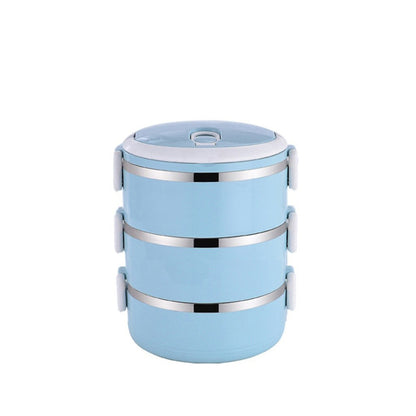 Multi Layer Stainless Steel Hot Lunch Box (3 Layer) Kitchen & Dining