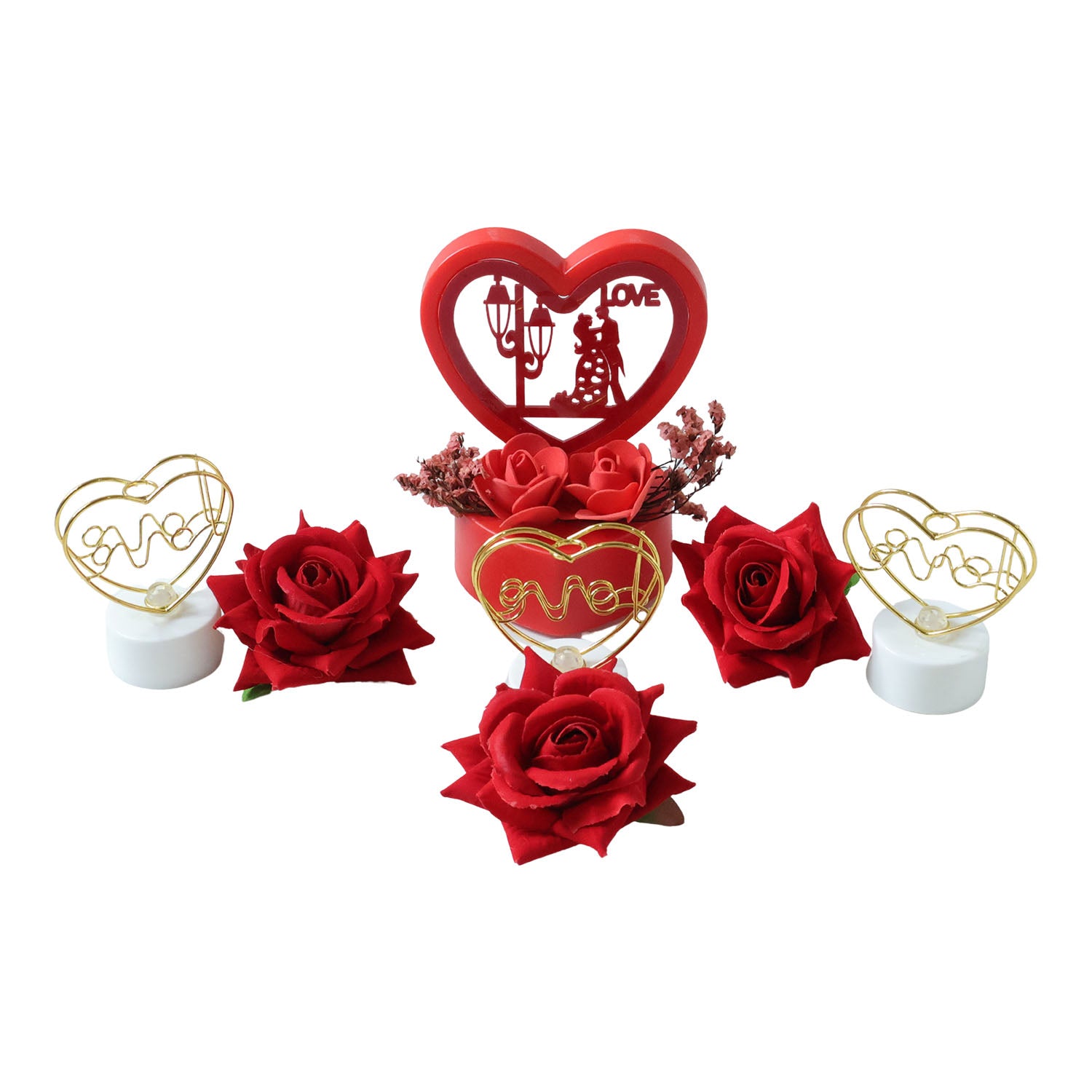 Romantic Heart Love Decorative Gift Set (1 Set) Gifts