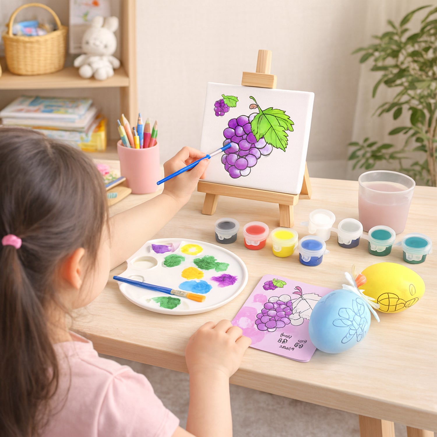 Kids Creative Paint Learning Activity Kit (1 Set) Art Supplies