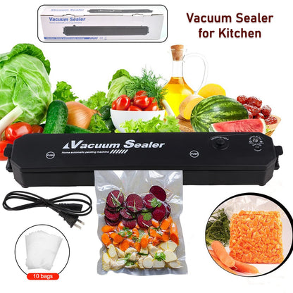 Vacuum Sealer Machine With 10 Pcs Bag (1 Set) vaccum sealers