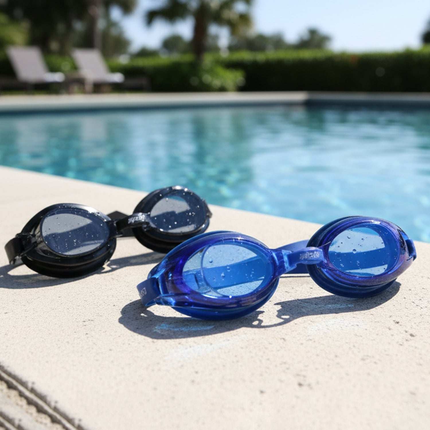 Swimming Goggles Set (2 Pieces Set) Swimwear