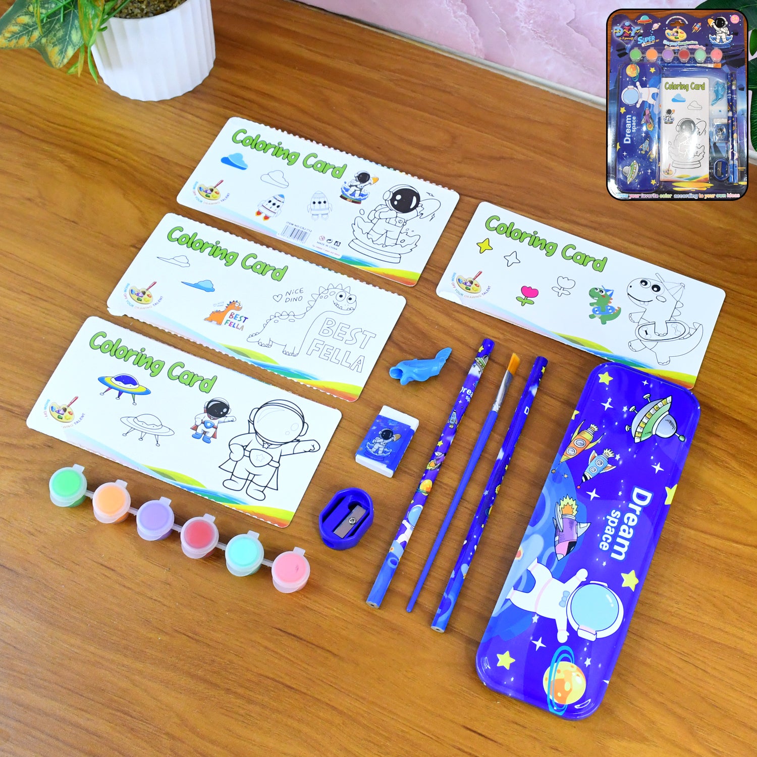 Space Theme Kids Stationery Gift (1 Set) Stationery