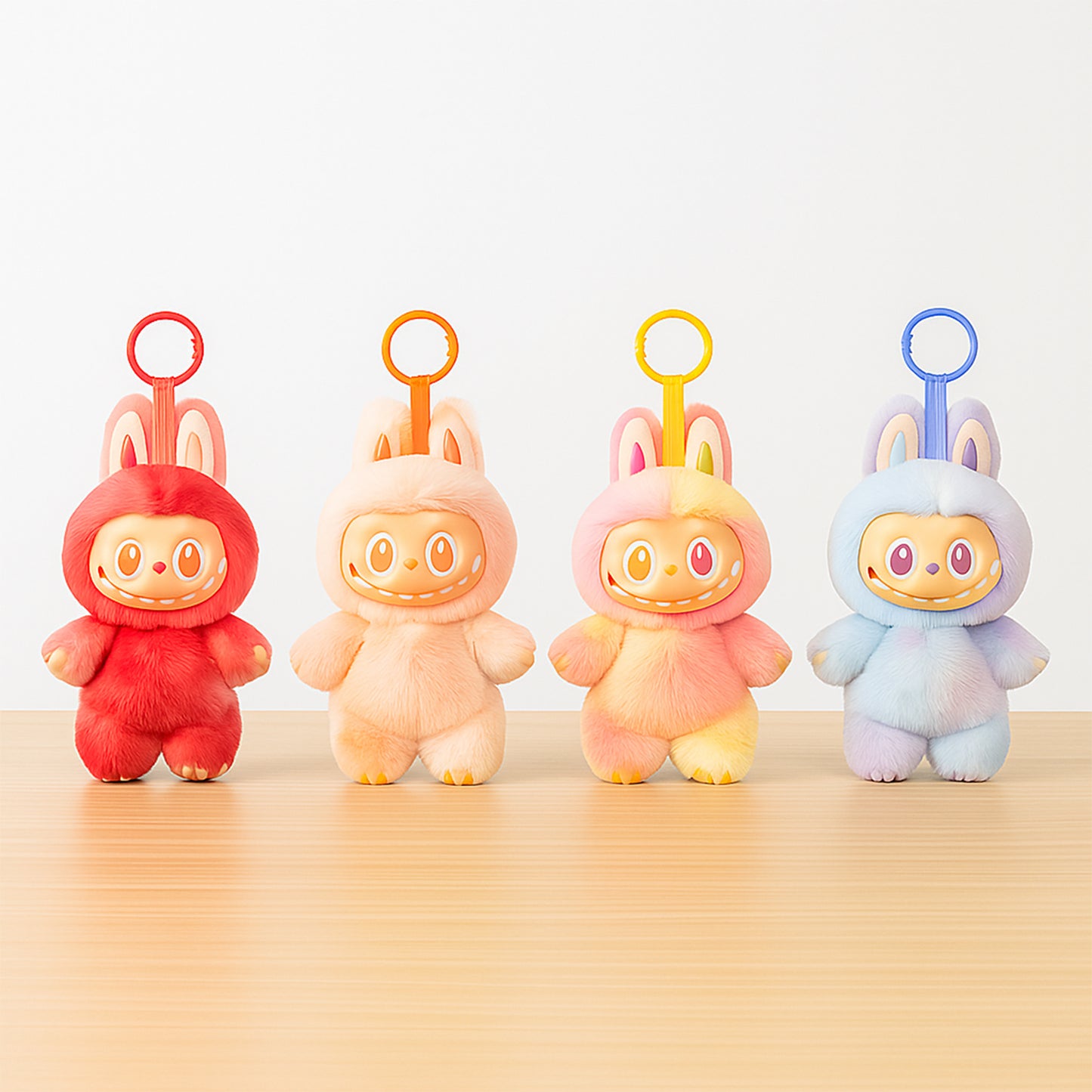 Plush Toy Cartoon Keychain With Hook Assorted Colorful Animal Design 1 Pc (Mix Design) Toys & Games