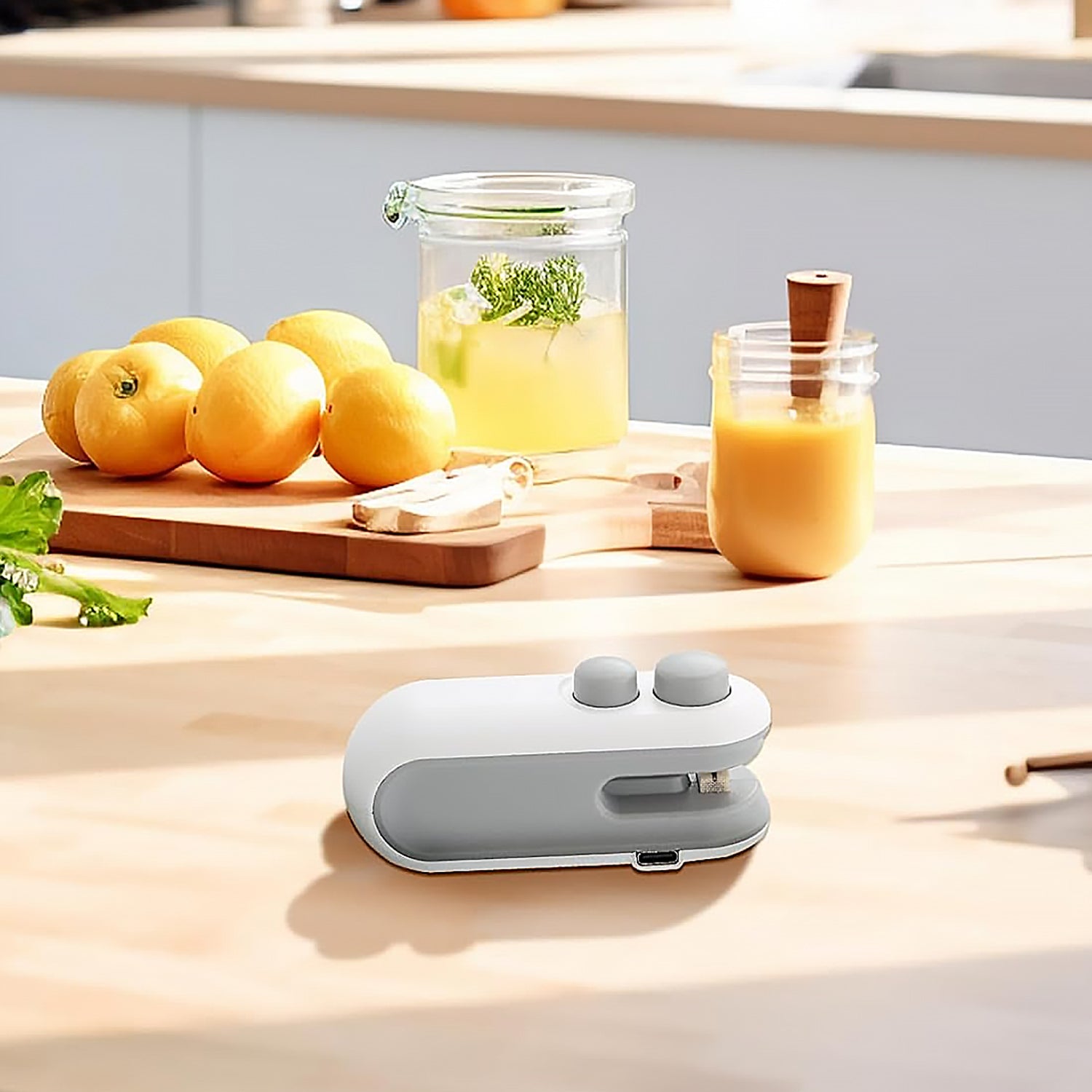 Portable Mini Bag Sealer 2 In 1 Seal Cutter Heat Sealers Type-c Usb Charging Kitchen Tools