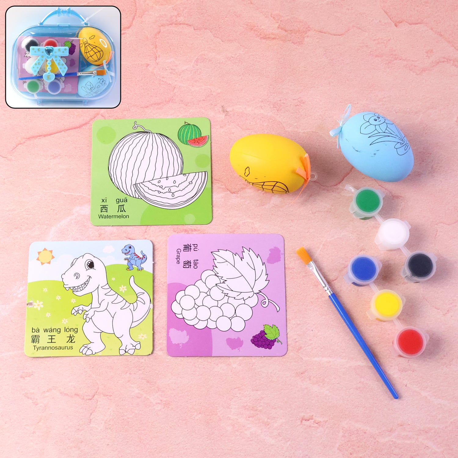 Kids Creative Paint Learning Activity Kit (1 Set) Art Supplies