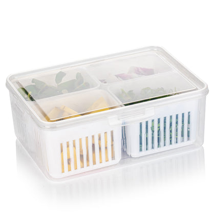 Fridge Storage Boxes Set Refrigerator Food Box (1 Pc) Food Containers