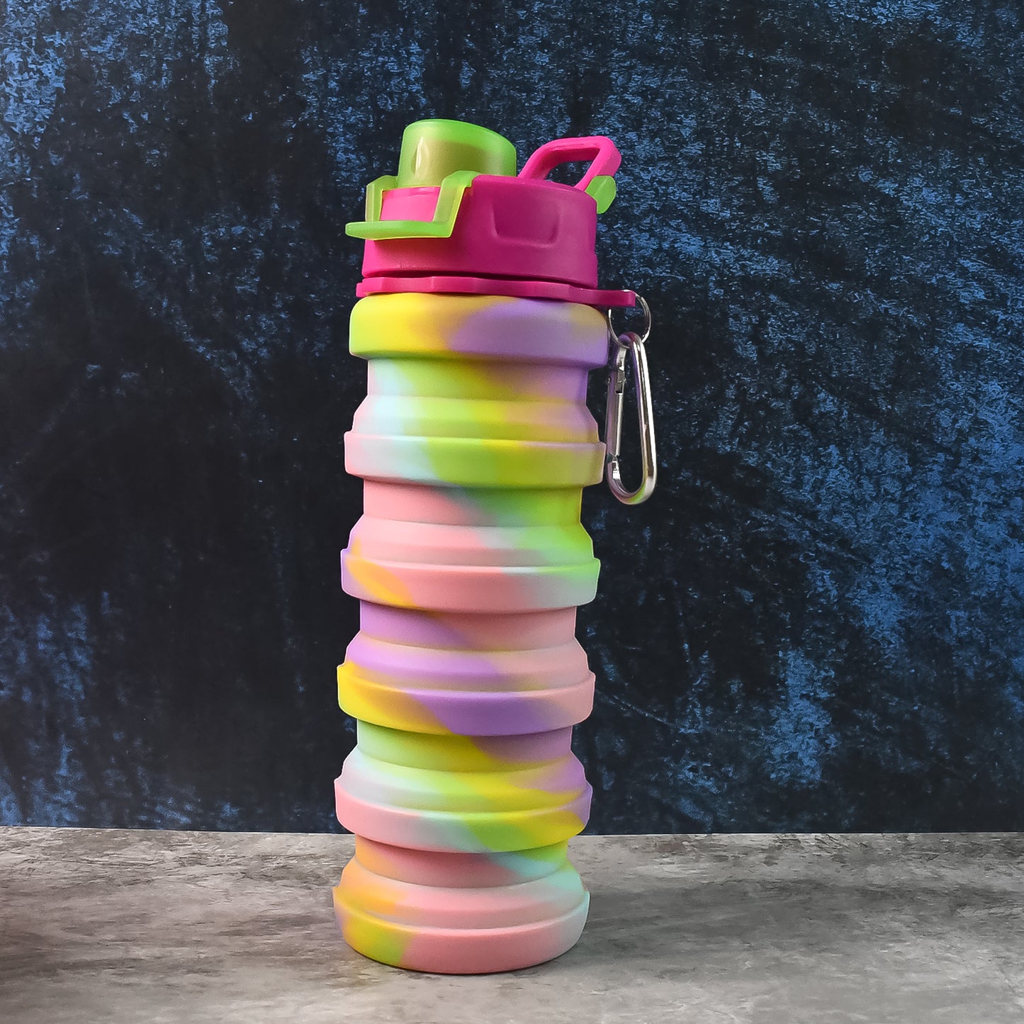 Colorful Collapsible Silicone Water Bottle (1 Pc) Water Bottles