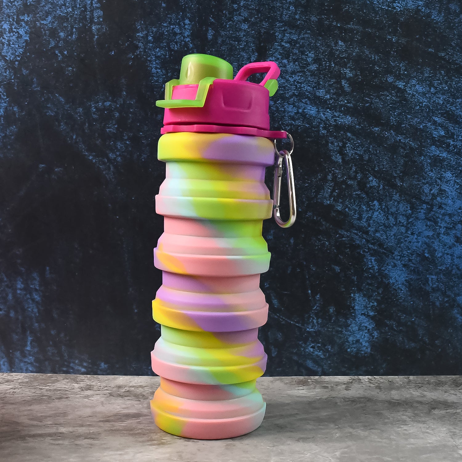 Colorful Collapsible Silicone Water Bottle (1 Pc) Water Bottles