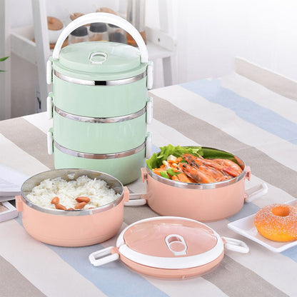 Multi Layer Stainless Steel Hot Lunch Box (3 Layer) Kitchen & Dining