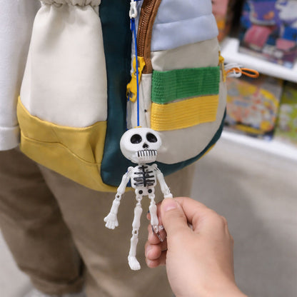 Hanging Skeleton Doll Keychain (1 Pc) Accessories