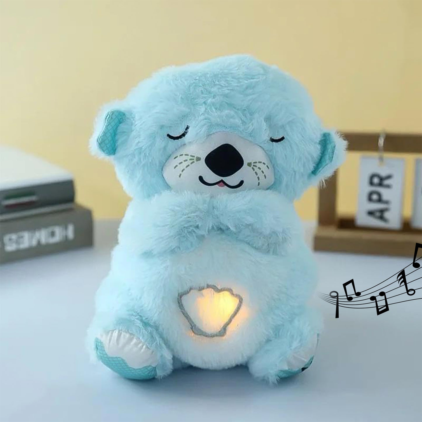 Soft Plush Musical Teddy Bear Toy With Led Light (1 Pc) Toys & Games