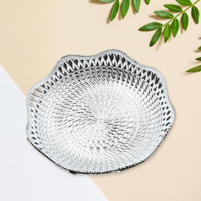 Round Serving Tray Traditional Serving Tray Multipurpose (1 Pc ) Tableware