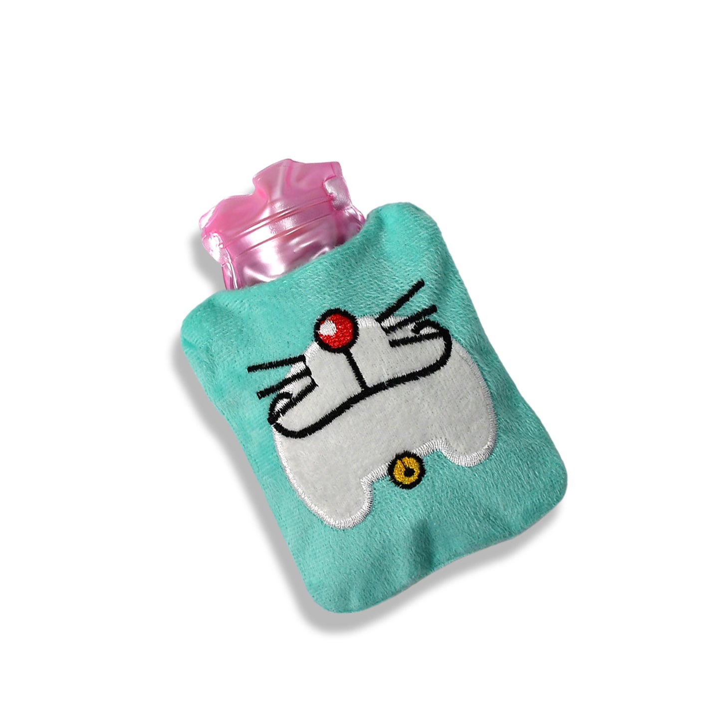 Doremon Cartoon Small Hot Water Bag With Cover For Pain Relief Health and Beauty