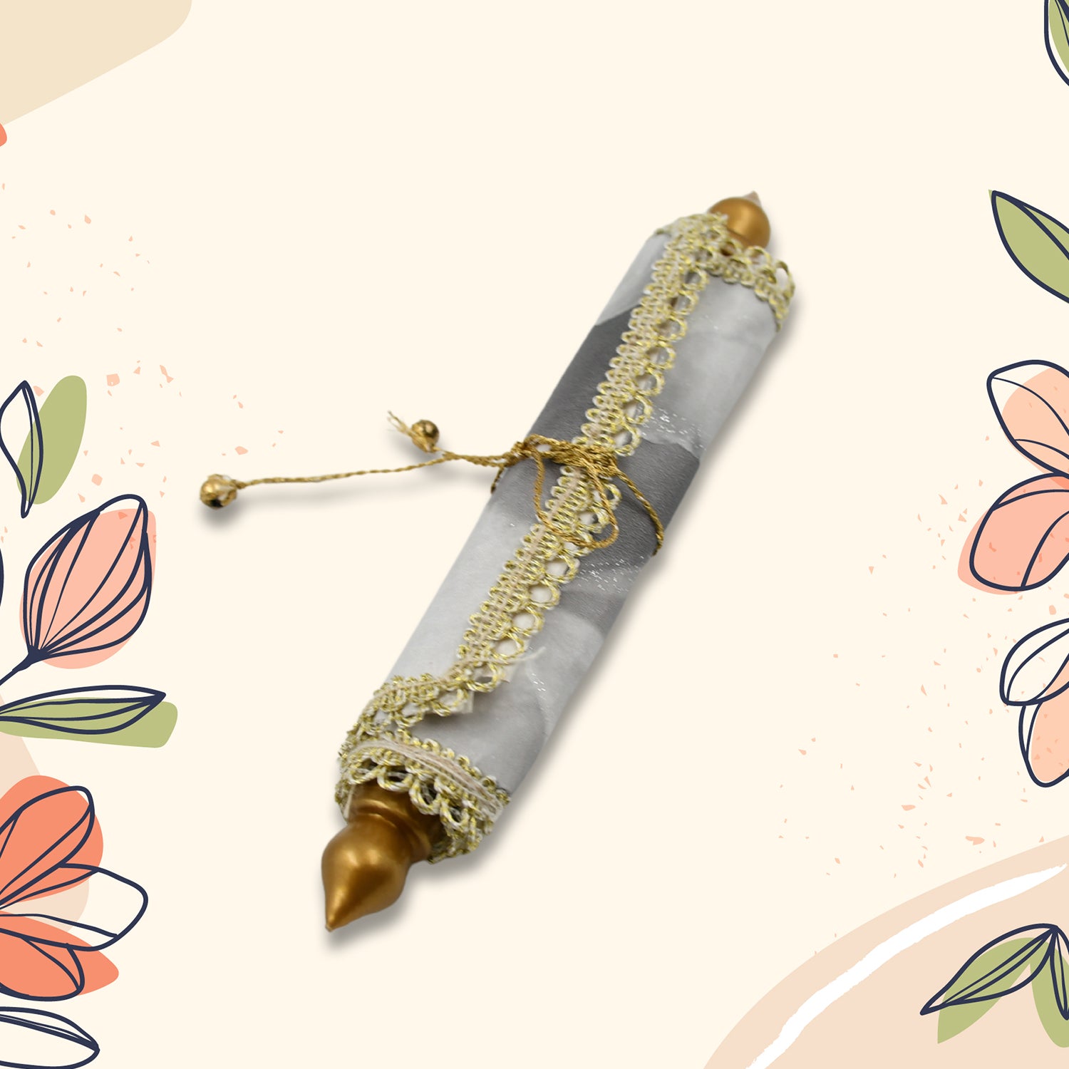 Money Gift Envelopes Lifafa - Multi Color Pack Of 5 Premium Designer Envelopes Colorful Writing Message Scroll Sandesha Shagun Envelope