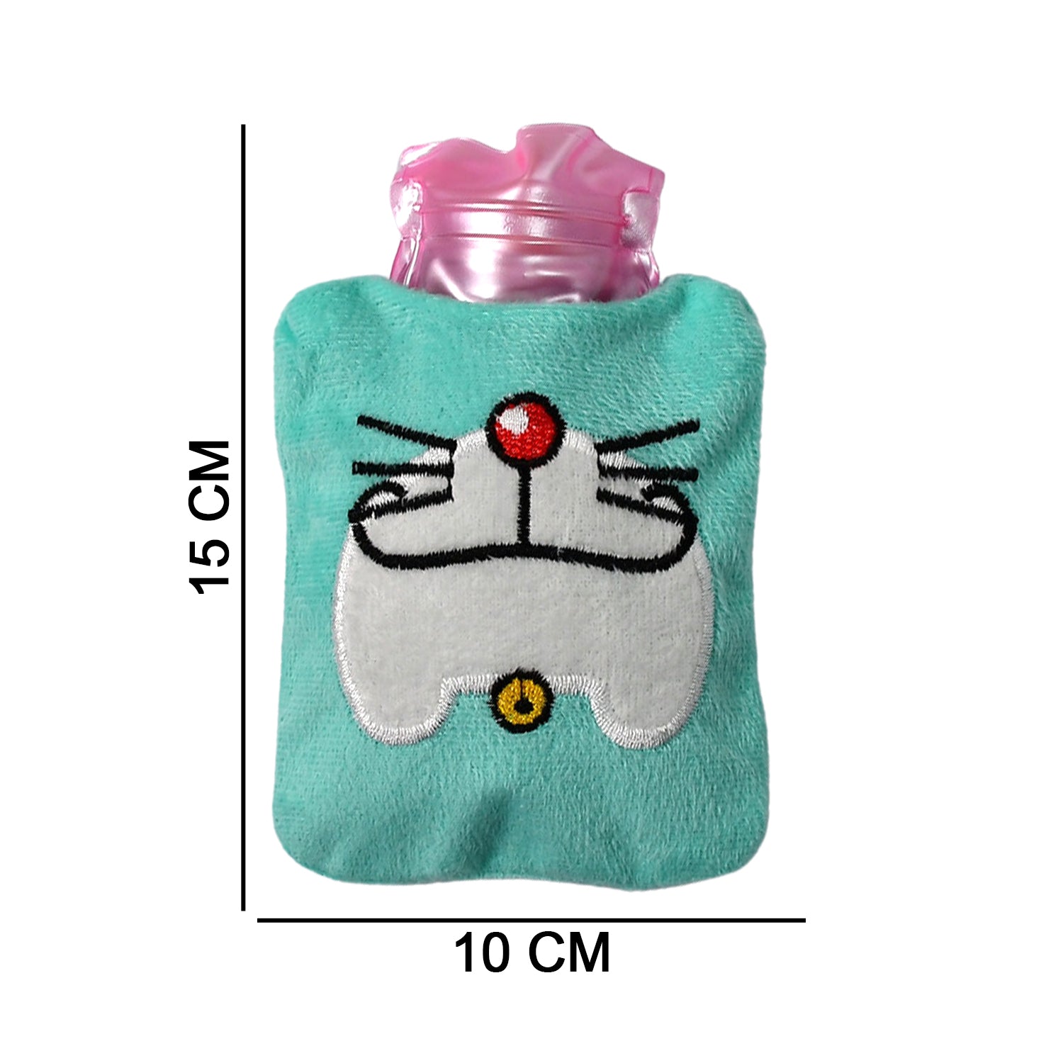 Doremon Cartoon Small Hot Water Bag With Cover For Pain Relief Health and Beauty