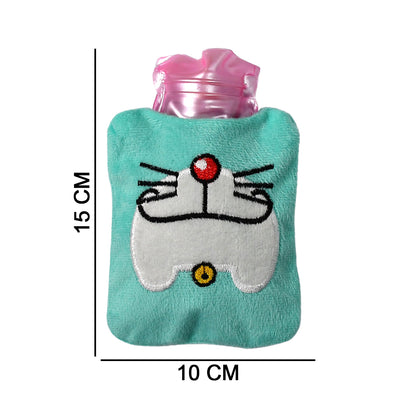 Doremon Cartoon Small Hot Water Bag With Cover For Pain Relief Health and Beauty
