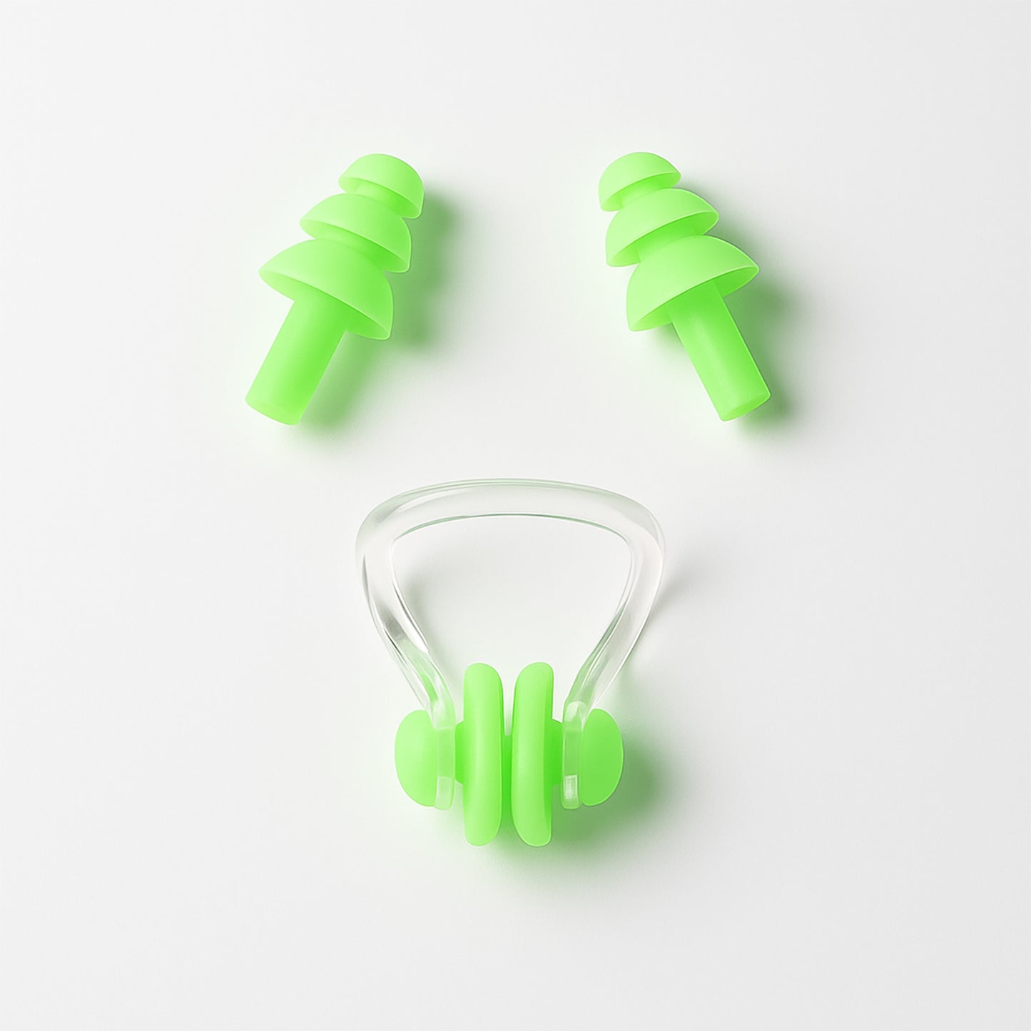 Swimming Earplugs And Nose Clip Set (3 Pc) Swimming Accessories