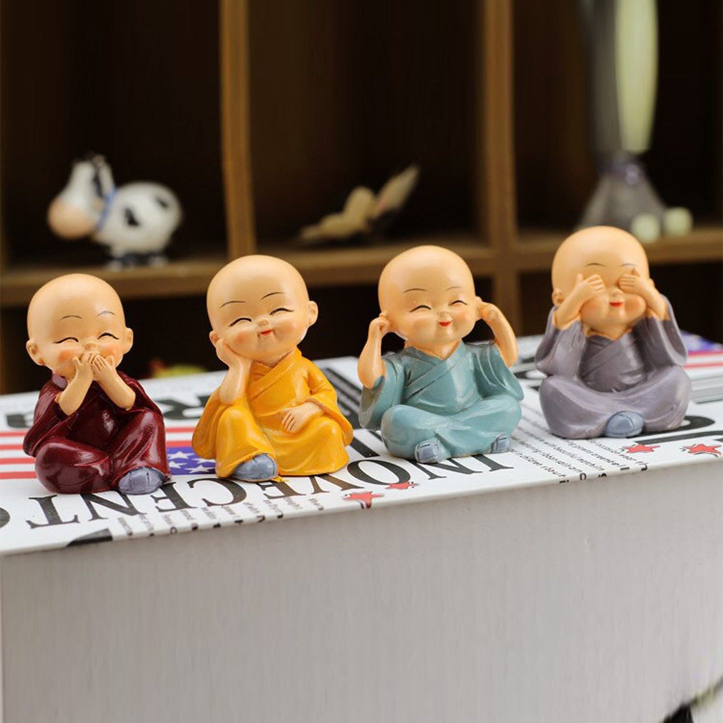 Baby Buddha 4pc And Show Piece Used For House Office And Official Decorations Etc. Home Decor