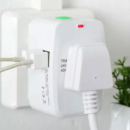 Universal Travel Adapter With Dual Usb Charger Ports - International Multipurpose Electronics