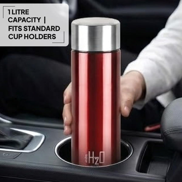 Cello H2O Slim Stainless Steel Bottle Water Bottle