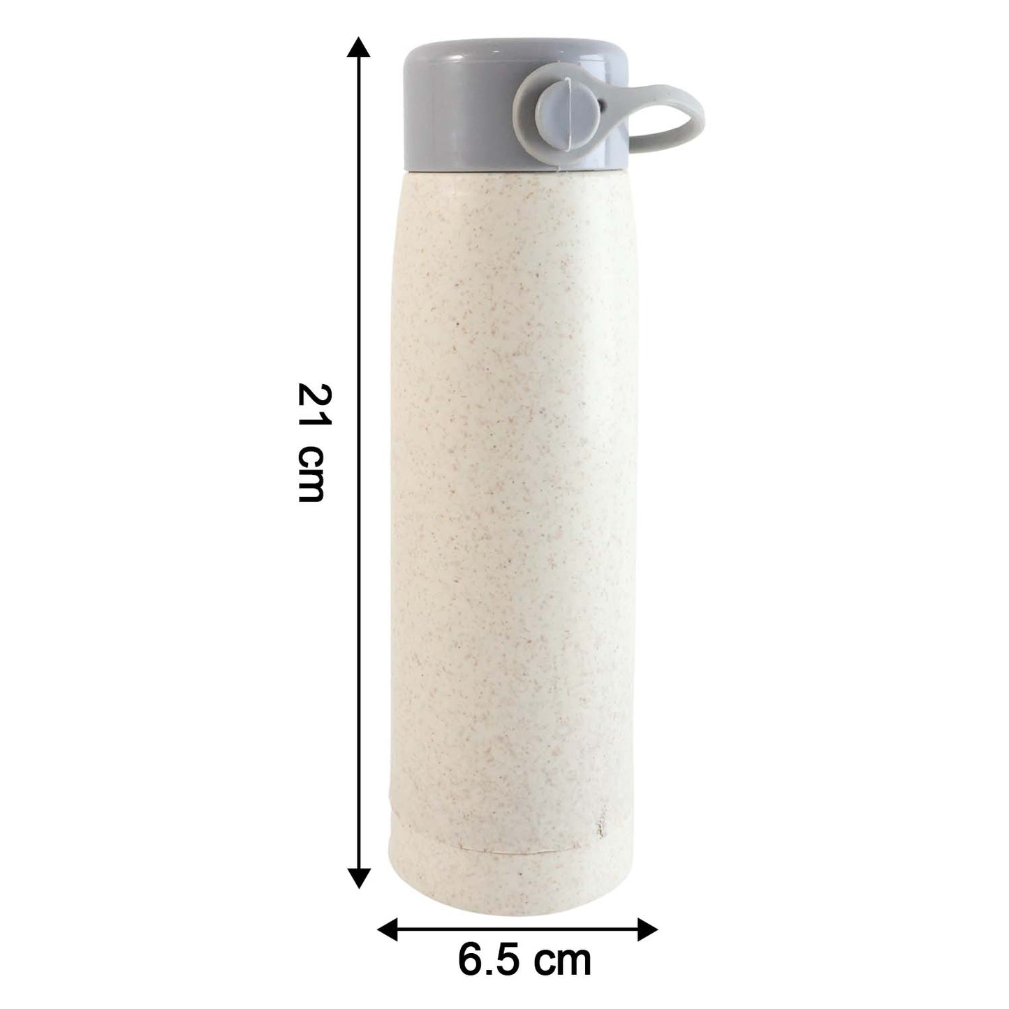High Portable Water Bottle Creative Wheat Fragrance Glass Bottle Water With Mobile Phone Holder Wide Mouth Glass Water 380ml (Moq - 80 Pc) Water Bottles