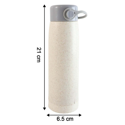 High Portable Water Bottle Creative Wheat Fragrance Glass Bottle Water With Mobile Phone Holder Wide Mouth Glass Water 380ml (Moq - 80 Pc) Water Bottles