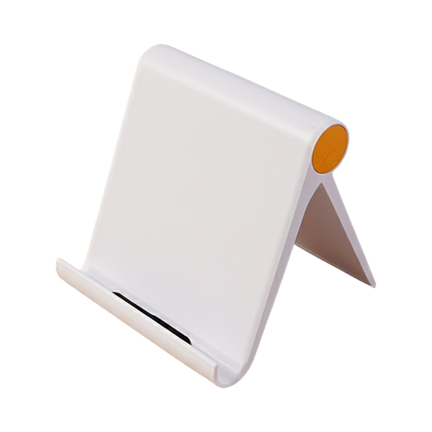 Plastic Foldable Desktop Mobile Stand (1 Pc White) | Adjustable Slim Design Mobile Phone Accessories
