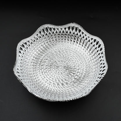 Round Serving Tray Traditional Serving Tray Multipurpose (1 Pc ) Tableware