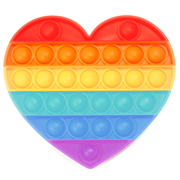 Random Shape Rainbow Colored Fidget (1pc Only) Toys & Games
