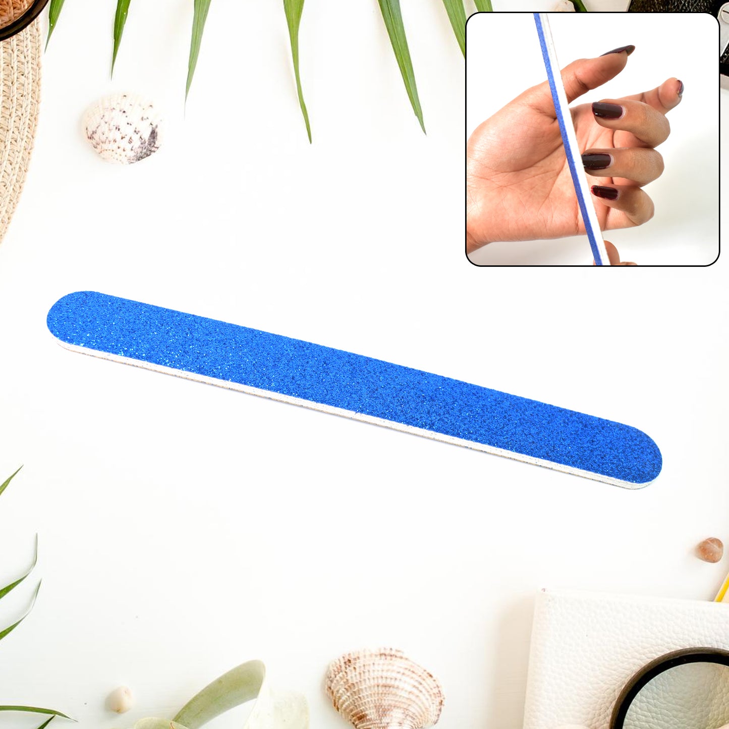 Professional Nail Filer Double Sided For Nail Shaper Nail File ( 18 Cm ) Nail Tools