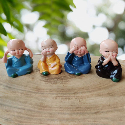 Baby Buddha 4pc And Show Piece Used For House Office And Official Decorations Etc. Home Decor