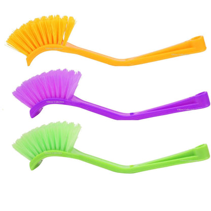 Plastic Toilet Seat Cleaning Brush - Wash Basin & Bathroom Scrubber Bathroom Cleaning Tools