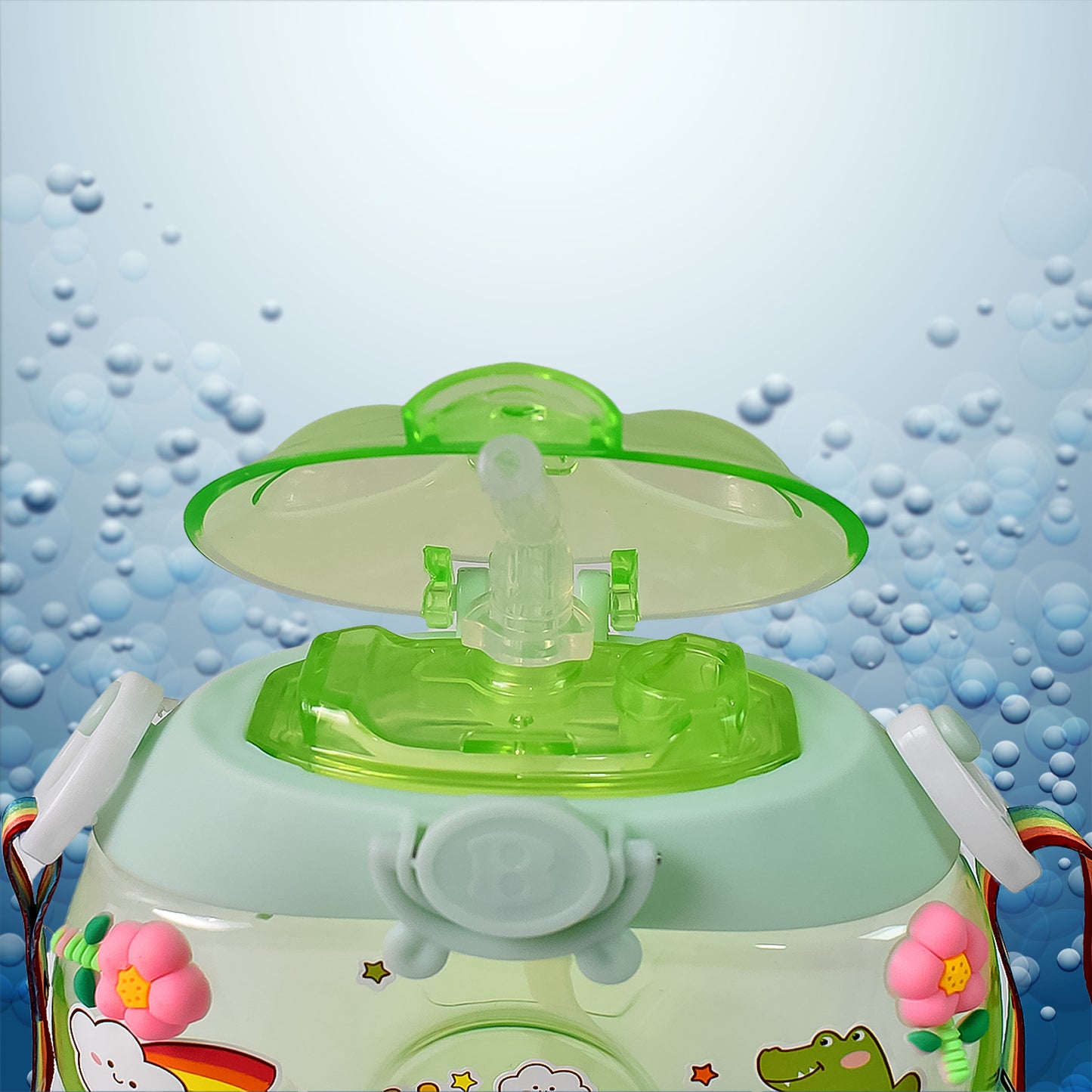 Donut Water Bottle Sipper Bottle (1 Pc 400 Ml Approx)