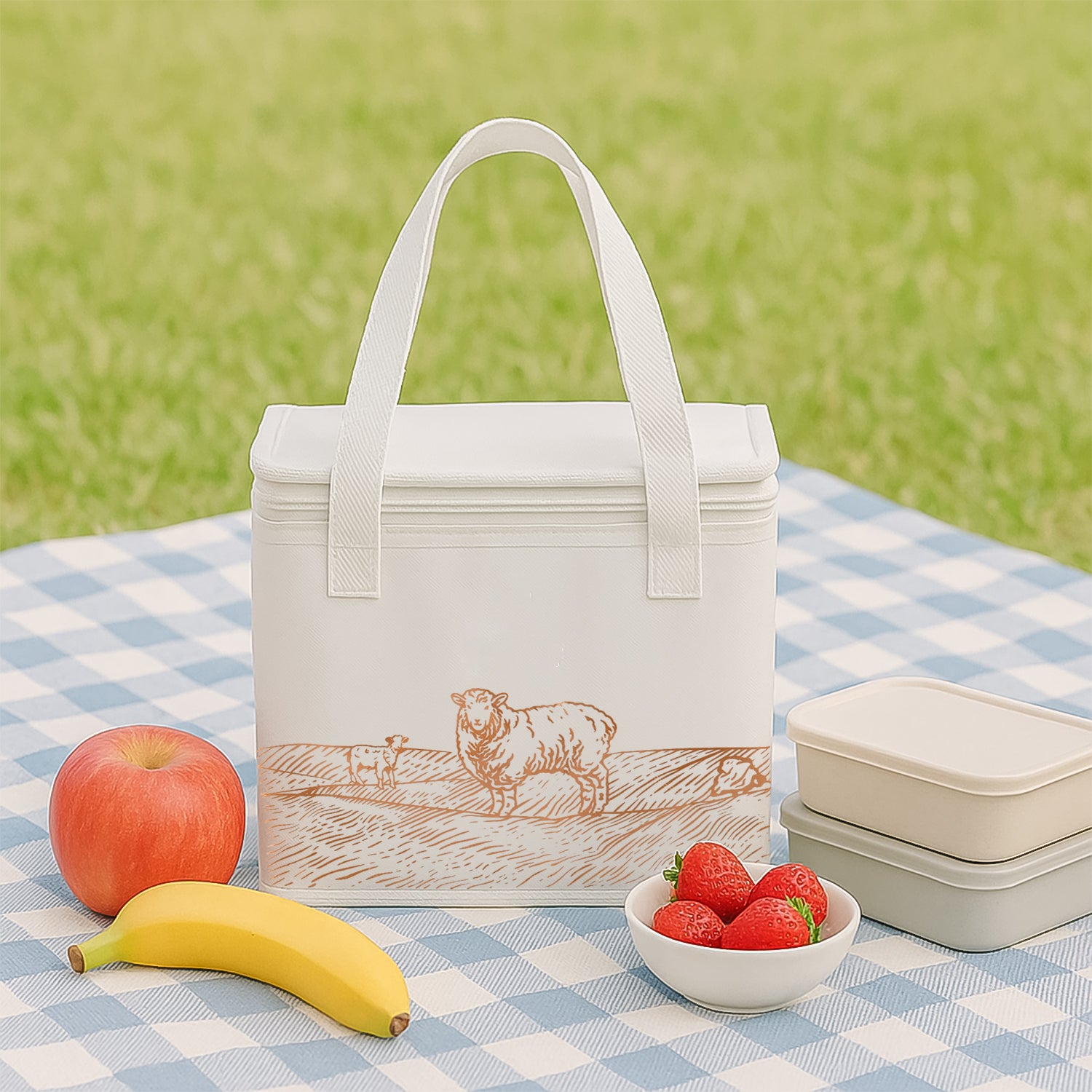 Insulated Thermal Lunch Bag (1 Pc) Lunch Bags & Containers
