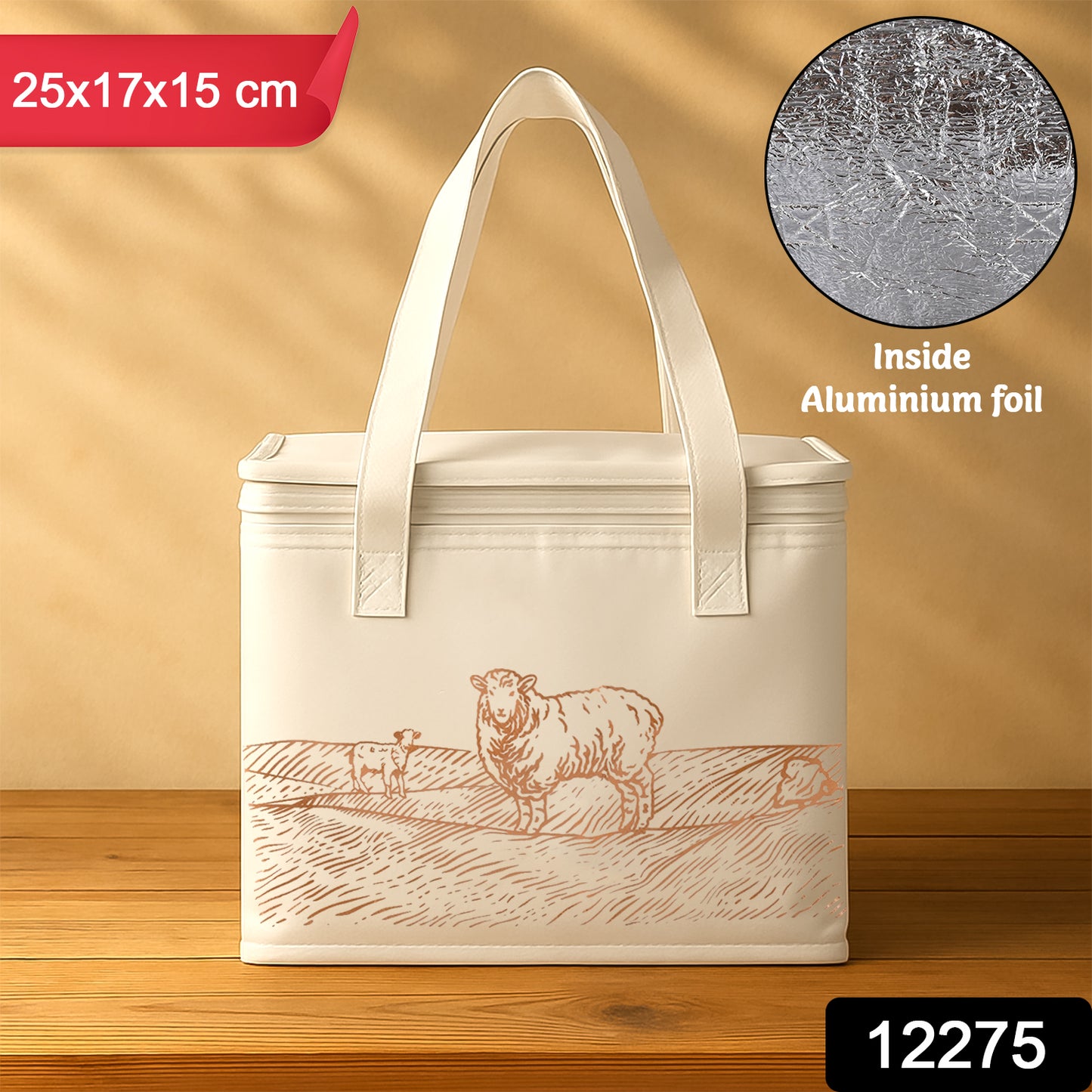 Insulated Thermal Lunch Bag (1 Pc) Lunch Bags & Containers