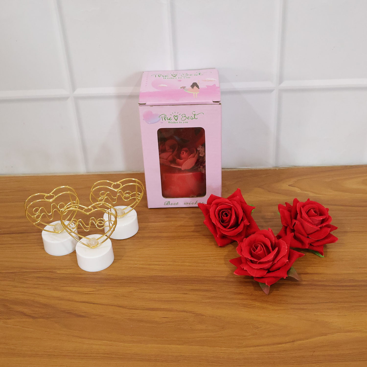 Romantic Heart Love Decorative Gift Set (1 Set) Gifts