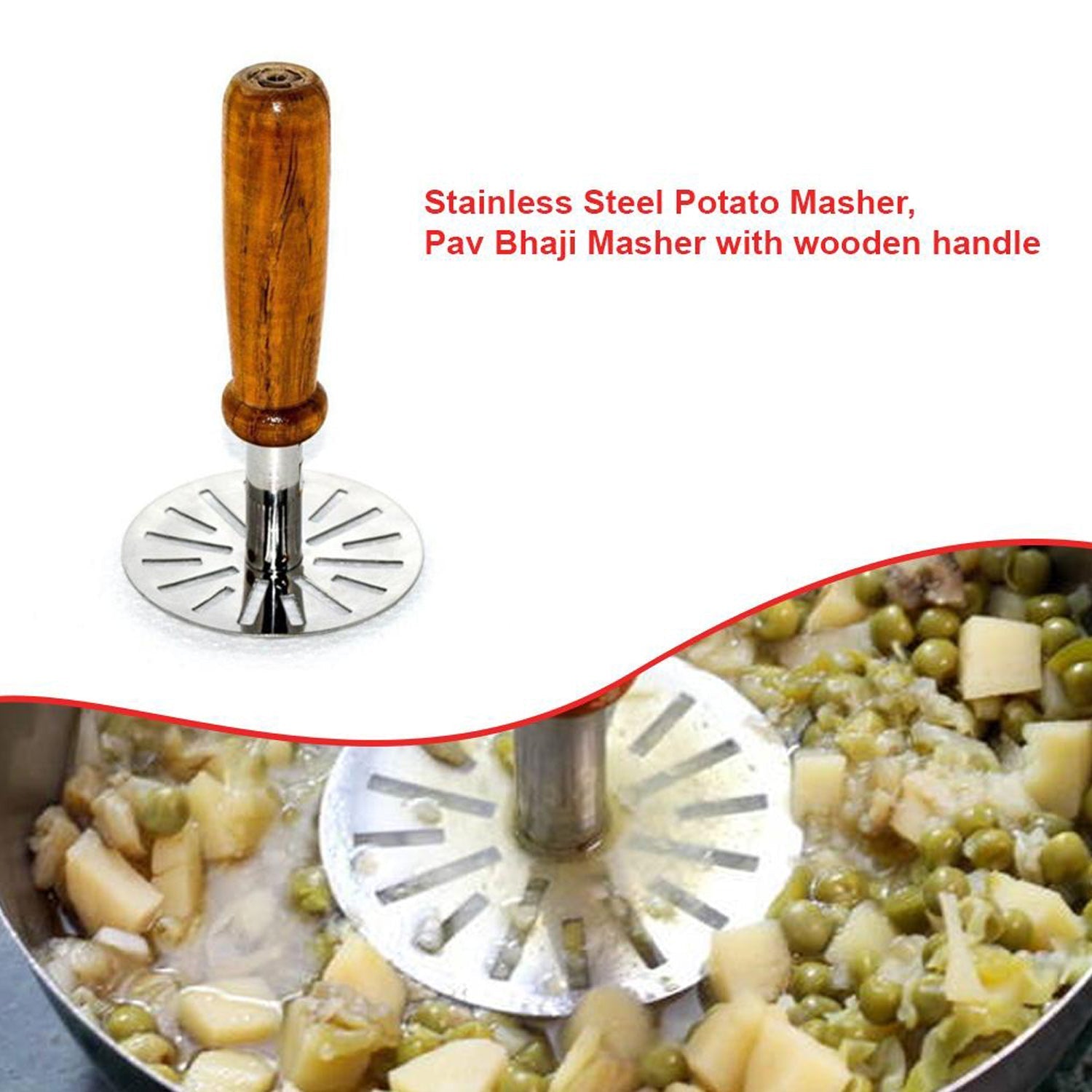 Pav bhaji Masher | Potato masher Kitchen Utensils & Gadgets