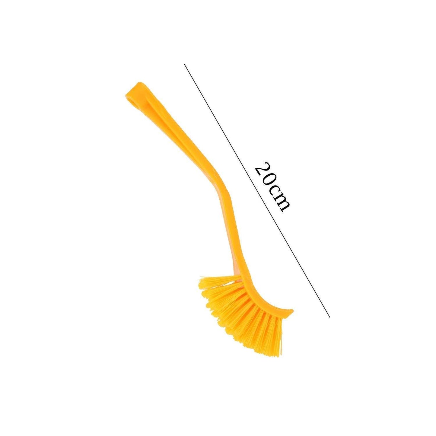 Plastic Toilet Seat Cleaning Brush - Wash Basin & Bathroom Scrubber Bathroom Cleaning Tools