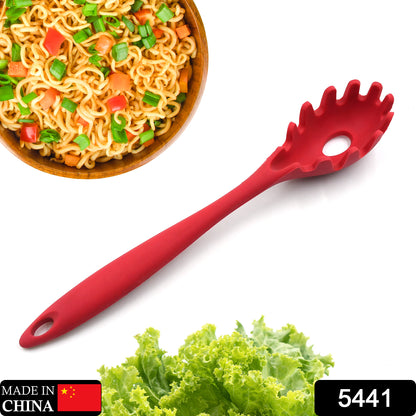 Pasta Fork Silicone Cookware Spaghetti Strainer Server Spoon No Hurt The Pot High Temperature Resistant Nonslip. slotted spoons