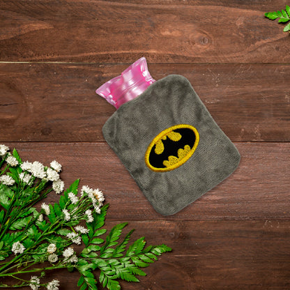Batman Small Hot Water Bag With Cover For Pain Relief heating pads