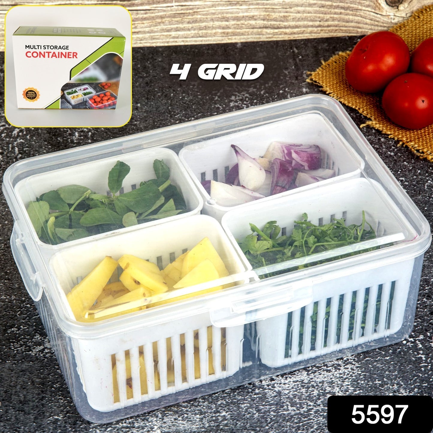 Fridge Storage Boxes Set Refrigerator Food Box (1 Pc) Food Containers