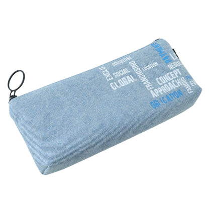 Stylish Fabric Zipper Pencil Pouch (1 Pc) Office Supplies > Desk Accessories > Pencil Cases