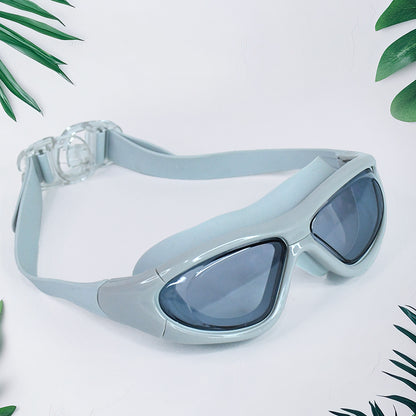 Premium Wide Vision Swimming Goggles With Protective Hard Case (1 Pc) Swim Goggles