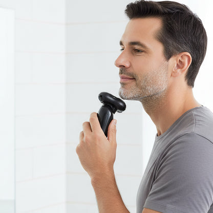 Rechargeable Electric Rotary Shaver Trimmer For Men (1 Set) Health & Beauty > Shaving & Hair Removal > Electric Shavers
